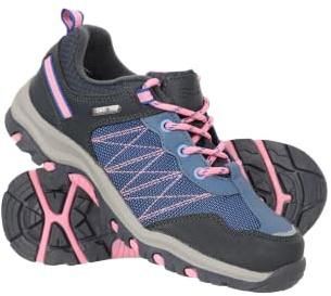 Mountain Warehouse Stampede Kids Waterproof Walking Shoes Lilac 3