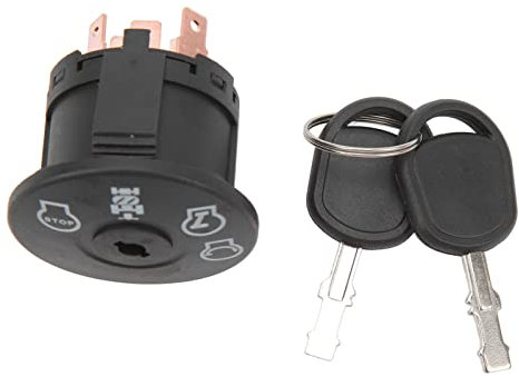 Interrupteur de Démarrage D'allumage avec clé, 532193350 Interrupteur D'allumage de Tondeuse à Gazon à Réponse Rapide pour Tondeuse à Gazon LT LTS YT