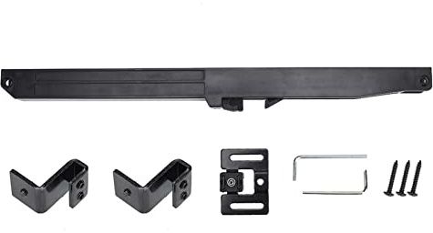 Soft Close Mekanism Dämpare för Skjutbar Ladugårdsdörr, Gömd Bakom Spår, Lämplig för Alla Typer Av Rutschbanor och Metalllådor, Stålmaterial, Idealisk för 20-80KGS Dörrar