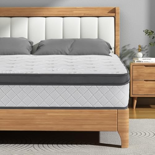 Swan Home Living 3FT Single Memory Foam and Pocket Spring Mattress, Medium Form