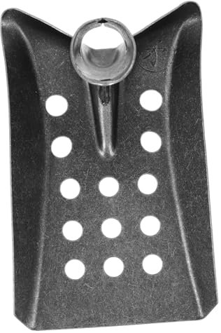 BESPORTBLE Pala De Alcantarillado Pala Gruesa para Tamizar Tapa De Drenaje Pala De Barro Pala De Excavación Gubia Recogedor De Basura Pala para Basura Zuecos Cavador Acero Al Manganeso Black