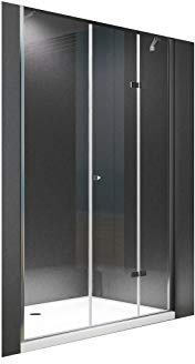 BuyLando.Shop [Typ-Anna] 175x195cm 8mm Nischdörr - Nischduschkabin - ESG - klart glas - variationer