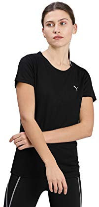 PUMA Damen Performance Tee W T-shirt, Puma Black, M EU