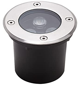 LSSB Luce Sotterranea A LED 3W IP67 Impermeabile 12V 85-265V Faretto Incasso LED da Esterno Segnapasso per Giardino Percorso Iarda Luci del Paesaggio, 2 Colori (Color : Natural, Size : AC85-265V)