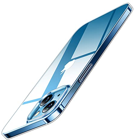 TORRAS 2025 Neu Ultra Dünn für iPhone 13 Hülle Rundumschutz Exzellente Samtiger Griff Dünnes wie das Original Handyhülle iPhone 13 Schutzhülle Slim iPhone 13 Case Transparent