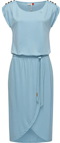 Ragwear Damen Kleid Midi Sommerkleid Ethany Light Blue23 Gr. XL