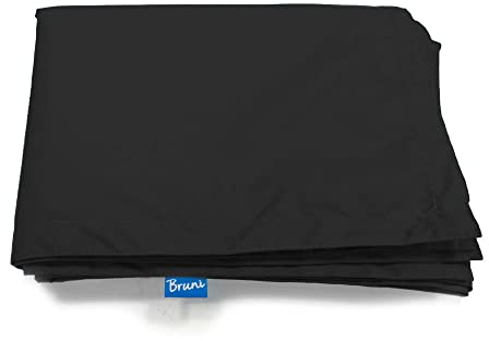 Bruni Sitzsack-Wechselhülle - Sitzsack-Bezug für alle rechteckigen 180 x 140 cm XXL-Sitzsäcke, Material wasserdicht, Indoor und Outdoor geeignet, extrem robust (schwarz)