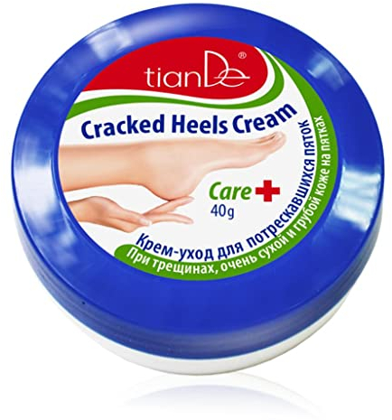 Creme für rissige Fersen, 40120 TianDe, 40 g, lindert ständige Trockenheit, gereizte Haut und Schmerzen beim Gehen