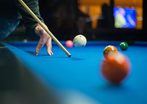 hansepuzzle 17789 - Billard-Spiel Puzzle 130 Teile | Sport Puzzle mit hochwertiger Puzzle Aufbewahrung: Kartonbox und wiederverschließbarem Beutel | Puzzle-Maße: 28,7 x 20 cm