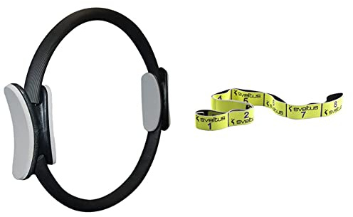 Sveltus Anneau Pilates Gris Vrac & Elastiband Jaune 10 kg Vrac