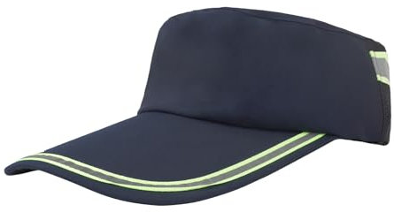 Unisex Baseball Cap Reflektierende Sichtbarkeit Baseballmütze Warnschutz Cap Sonnencap Arbeitchut Schnelltrocknend Baseball Kappe Basecap Atmungsaktiv Kappen (DE/NL/SE/PL, Numerisch, 54, Marineblau)