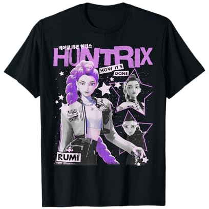Kpop Demon Hunters Rumi Vintage Y2K Style Poster T-Shirt