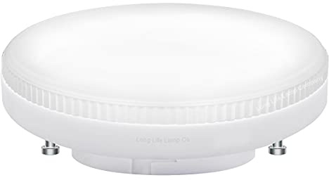 Long Life Lamp Company 7w LED GX53 Light Bulb Cool White Replacement for Round CFL