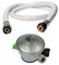 KEMPER - Pack tuyau gaz 1.00 m + Détendeur Butane clip Quick-On Valve Diam 27mm BUTAGAZ Avec Sécurité stop gaz