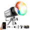 Video Light, COLBOR CL220R RGB 250W(Max) Continuous Lighting M/G Balance 2700~6500K CRI97+ Studio Light with Bowens Mount 13 Light Effects for Film Live, Video-Light-Studio-LED-Photography