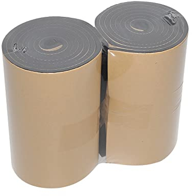 LieIe 2 Rollos Protector Pared Garaje Autoadhesivo de 2mx20cmx4mm, Protección para Puertas de Coche Garaje Paragolpes de Pared, Protección contra el Borde de la Puerta Coche, Impermeable