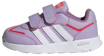 adidas Mixte bébé TENSAUR Switch Shoes Infants, Powder Plum/FTWR White/Lucid Red, 25 EU
