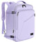 MATEIN Mochila Viaje Cabina Avion 40x30x20, Mochila Viaje Mujer Expandible 30L para Vueling Eurowings, Impermeable y Ligera Equipaje de Mano, Travel Backpack para Negocios, Trabajo, Universidad, Lila