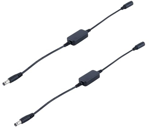 ACOLY Cables de CC para reiniciar routers (paquete de 2): programación de reinicio automático las 24 horas, conmutadores Gigabit, cámaras IP y módems