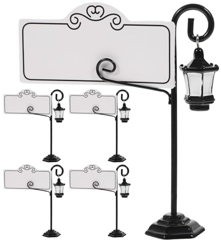 OFFSCH 5 Soportes para Números de Mesa con Pinza para Notas Portatarjetas para Bodas y Banquetes Clips Decorativos Flexibles para Fotos y Menús Ideales para Restaurantes y Eventos