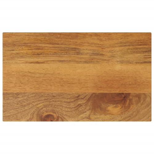 Frdhee Tablero de madera aglomerada de repuesto, tablero de mesa de 50 x 30 x 3,8 cm, rectangular, madera maciza de mango, placa para mesa de comedor, mesa de café, funcionalidad versátil