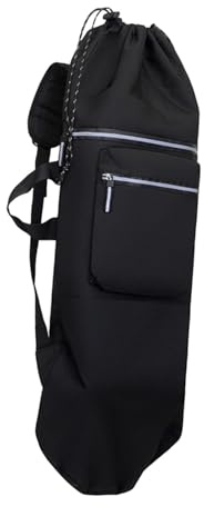 Baoblaze Skateboard Backpack with Adjustable Straps Longboard Carry Bag with Drawstring Closure Skate Bag Backpack for Skateboards, Yoga Mats, Travel & Outdoor Sports
