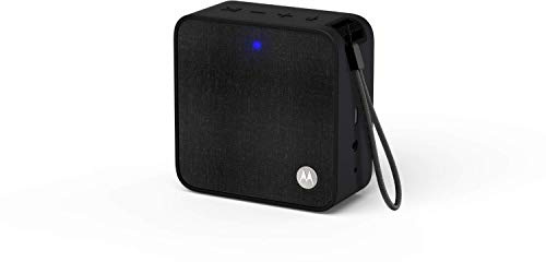 Motorola Sonic Boost 210 Smart Portable Wireless Bluetooth 3W Speaker and Voice Command Compatible with Amazon Alexa, Siri & Google Assistant – Black