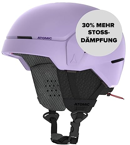 ATOMIC COUNT JR Skihelm für Kinder & Jugendliche - Lavender - Größe S - Mehr Sicherheit bei Aufprällen - 360° Fit System für komfortablen Sitz - Kopfumfang 51-55 cm