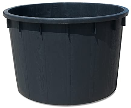 XXL Wassertank, Wasserbehälter, Regentonne aus Kunststoff in Schwarz. Topp für den Garten (1000 L)