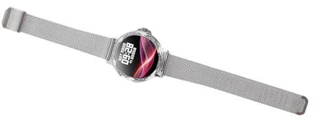 LJCM Reloj Rastreador de Actividad Física, Elegante Reloj Inteligente con Pantalla Táctil de 1,2 Pulgadas, Conteo de Calorías para Niños (Plata)