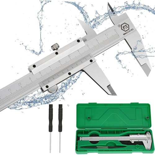 Vernier gauge calipers measuring tool 150MM 6” Stainless Steel Micrometer Vernier callipers measuring tool Vernier calipers analogue Wood turning calipers