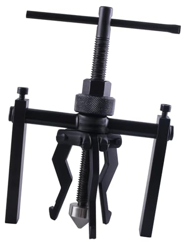AOMIKITSTU Innenlager 3-Arm Abzieher 1 Stück, Innenabzieher 12-50mm, 3 Backen-Innenlager-Abzieher für Generatorlager, Maschinenlager