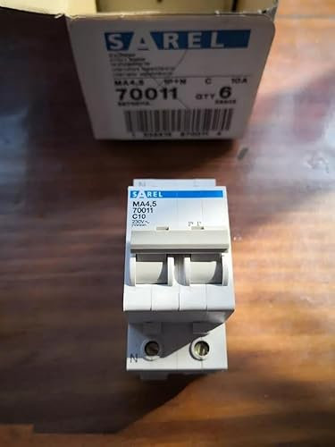 Sarel Magnetotermico MA4,5 2 moduli 1P+N 10A 230V art. 70011
