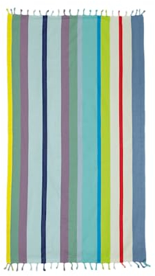 REMEMBER Hamam-Tuch Laguna - integrierte Tasche 90 x 170 cm - Gestreiftes Hamam- Tuch