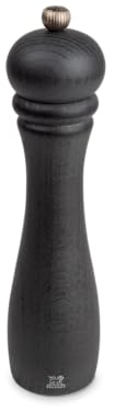 Peugeot Checkmate Salt Mill, 9-Inch Beechwood Grinder with Precision Mechanism - Sleek Design, Ideal for Culinary Enthusiasts - Limited Edition Essential Cookware (Graphite)