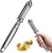 1 Pack Julienne Peeler, Vegetable for Kitchen, Carrot Shredder - Dual-Use Stainless Steel (Slicer & Peeler), 17.5x2.2cm