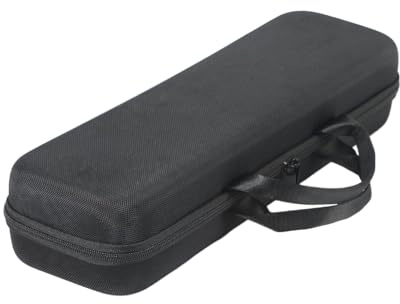 Zanthicia Estuche rígido para Plancha de Pelo para D-yson Airstrait HT01 Bolsa para organizar pertenencias para D-yson Nylon para Mujeres Adultas, Negro, S