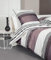 Janine Mako Satin Bettwäsche braun anthrazit 200 x 220 cm + 2 x 80 x 80 cm feinfädige Wendebettwäsche