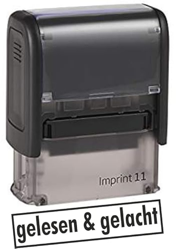 Självfärgande Imprint, ordspråksstämpel – läst och gott – från varuhus 2010 för att stämpla texter av alla , gratulationskort, textilier och mycket mer. 37 mm lång