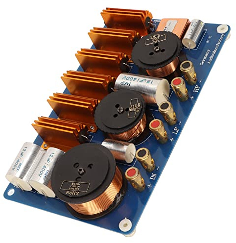 Speaker Frequency Divider, 1500W Professional 2 Way Speaker Crossover Filters for 15 to 18 inch Stage Conference Speaker