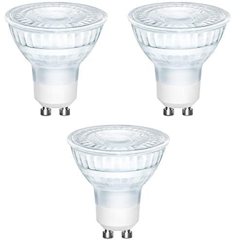 Energetic Lampadina LED GU10, 5,3 W, 450 lumen, bianco caldo, 2700 K, confezione da 3