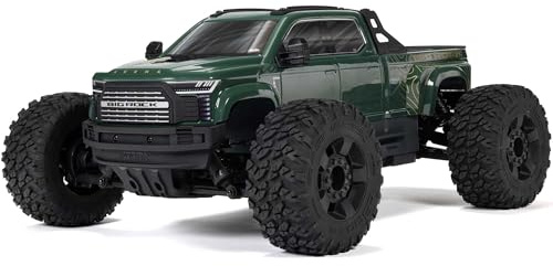 ARRMA Big Rock 223S BLX 1:10 4x4 RC fuoristrada radiocomandata fuoristrada, camion RTR, motore brushless, DSC, senza batteria e caricabatterie, verde