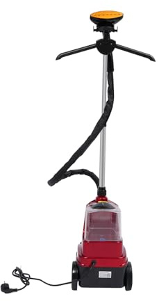 Vaporizador vertical y plancha de vapor 2500 W, plancha de vapor para ropa, cepillo de vapor profesional de 0,8 a 1,8 m de altura ajustable, depósito de agua de 3 l y 3 ajustes de vapor para una