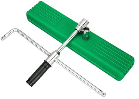 Genérico Llave Para Tuercas De Rueda | Llave Cruzada para Tuercas de Rueda - Extendida Para Neumáticos,para Furgoneta Moto Coche SUV Camión Taller Mecánico Emergencias en Carretera