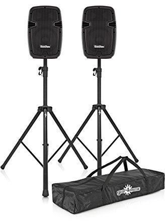 SUBZERO 200W 8 PA System with Digital Media Player & Stands