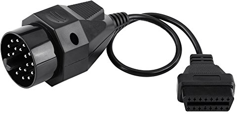 Keenso Auto 20 Pin zu 16 Pin Runde Diagnose OBD2 Adapter Scanner Kabel für E36 E38 E39 E46 E53 X5 Z3
