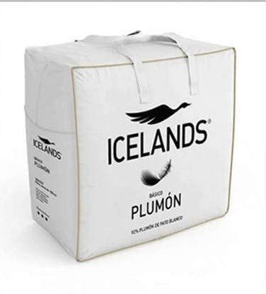 ICELANDS Relleno NÓRDICO BÁSICO 92% PLUMÓN 275 GRS/M2 Cama 90 (150X220)