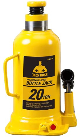 20 Ton (40,000 LBs) Capacity Hydraulic Welded Bottle Jack, TH92004X