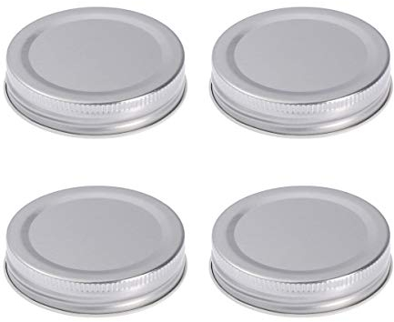4 st¨¹ Edelstahl Deckel Ersatzdeckel Jar Lids f¨¹r Ball Mason Jar Einmachgl?ser