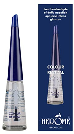 Herome Colour Revival 10ml | Intensifies Dull Nail Polish Colour, Repairs Scratches, Suitable for Acrylic Nails, Makes your Colour Last Longer